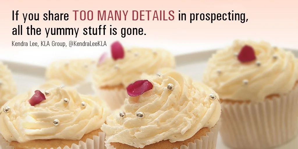 Prospecting Too many Details