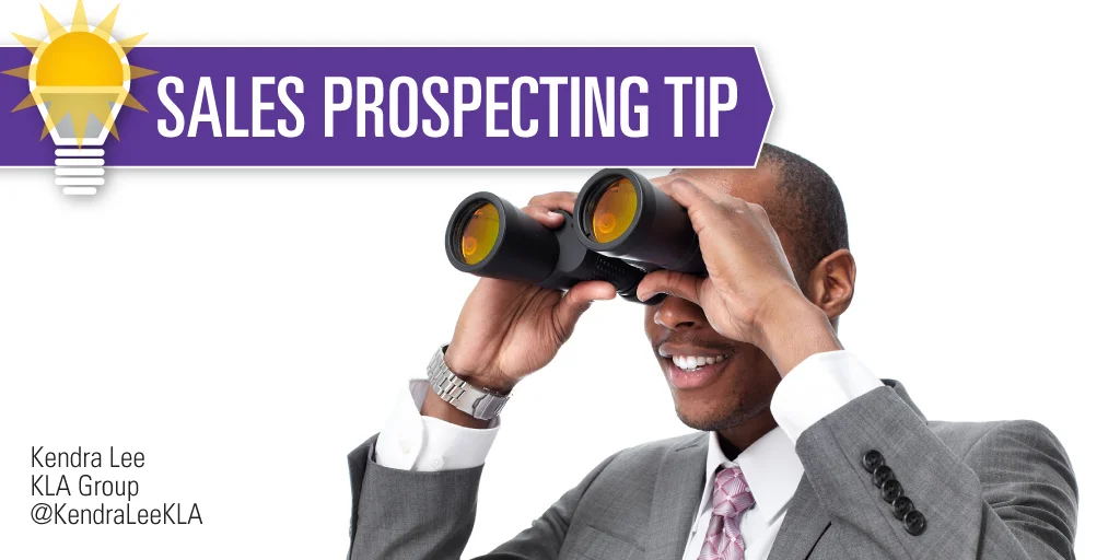 Sales Prospecting Tip