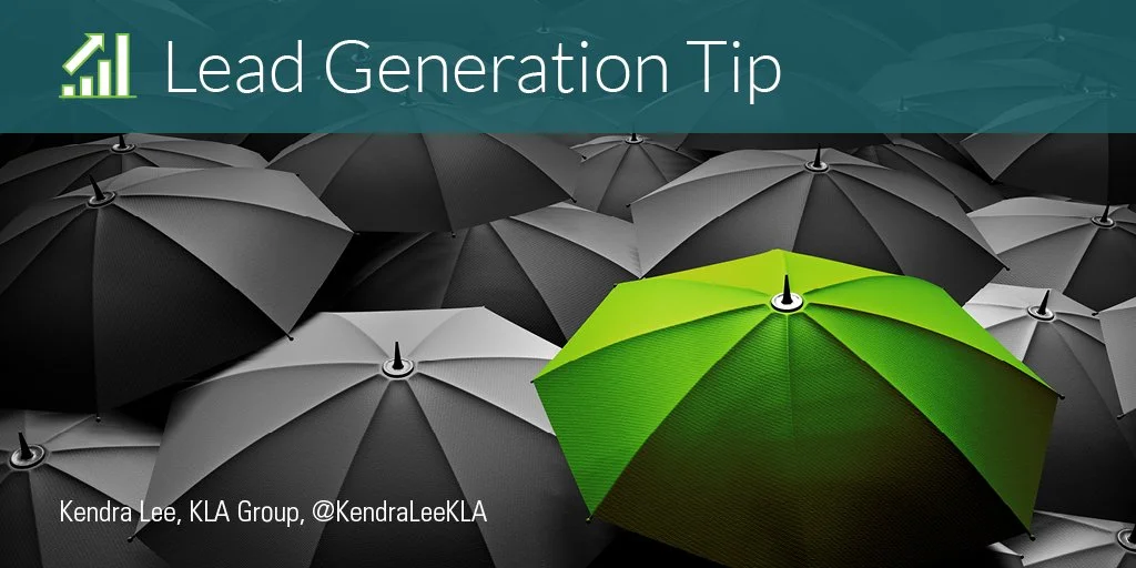 Lead Generation Tip