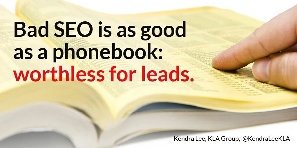 the impact of bad SEO on B2B lead generation strategies