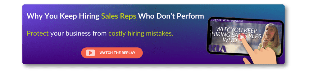 Replay banner about preventing bad sales hires using assessments